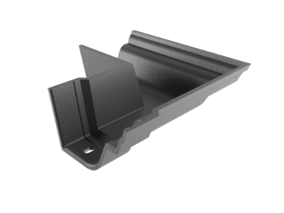 4.5" Notts Ogee Gutter Ext 90° Angle