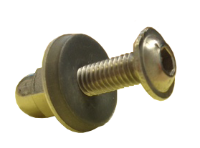 M6x25mm Nut, Bolt & Washer - For Gutters