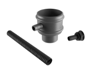 4" Round Rainwater Diverter Kit Without Ears