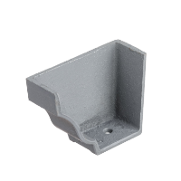 6"x4" Moulded Ogee Gutter Int Stopend - L/H